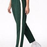 Sweaty Betty NWT Explorer Side Stripe Trousers Women’s Medium Green Photo 0