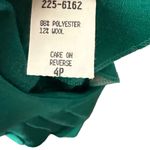 Vintage Jean Leslie Two Piece Green Dress Set Size 4P Photo 34