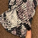 Chaser  Black & White Python-like Design Pants Photo 2