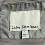 Calvin Klein Jeans puffer jacket womens large puffer jacket 2 zipper pockets Gray Photo 8