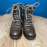 Freebird by Steven Devin Brown Leather Lace Up Ankle Boots Boho Women’s Size 8 Photo 4