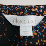 Decree  V-Neck Tunic Top Women Large Abstract Boho Indie Dark Academia Artistic Photo 5