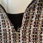 CeCe Metallic Thread Tweed Short Sleeve Dress size 12 NWT/minor damage Photo 4