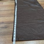 Wide Leg Brown Faux Leather pants Size M Photo 4