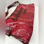 M.C Red Crocodile Pattern Handbag Photo 11