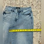Judy Blue   Mid Rise Tummy Control Top Wide Leg
Crop Jeans with Raw Hem size 16W Photo 7