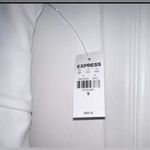 EXPRESS NWT  Limited Edition Front Tie One Piece White Swimsuit Size Medium Photo 2