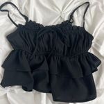 Wild Fable Flowy Black Top Photo 0