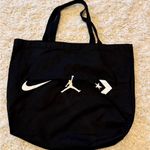 Nike Black Tote Bag with Iconic Logos Photo 0