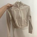 SKIMS Size XS basic sweater outdoor track jacket ap-zip-1120 bone beige NWT Photo 8