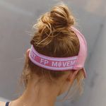 Nwt Free People Movement Game Time Cap Pink and White Photo 2