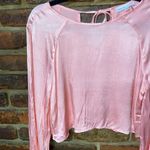 Grey Lab Pink Long Balloon Sleeve Tie Photo 1