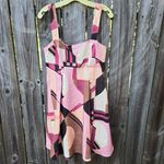 Banana Republic  Kenza Linen Mini Dress / Pink Geo 6 Photo 1