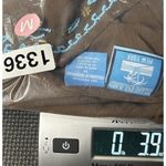 Blue Island Blue‎ Island New York Women Medium Turquoise Jewelry Sheer Brown Shirt Bohemian Photo 4