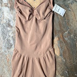 SKIMS  Seamless Sculpt Slip Dress NWT Women’s Size XL Clay Cream Nude Photo 0