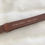 Chico's Chico’s Brown Italian Leather Belt M/L Photo 5