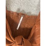 Free People Brown / Burnt Orange Cotton Cutout Caldasi Midi Dress Size Xs Photo 5