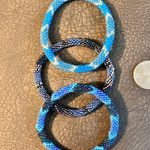 Friendship Roll On Beaded Bracelets Set Of 3 Multiple Photo 0