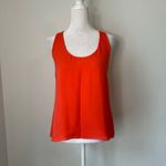 ALC Frank A.L.C. coral orange silk sleeveless top Photo 1