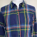 Old Navy  Blue and Green Plaid Shirt Photo 2