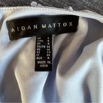 Aidan Mattox Blue Sequin Beaded Cap Sleeve Embellished Cocktail Dress NWT | 0 Photo 11