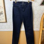 NYDJ  Marilyn Straight-Leg Dark Wash Denim Jeans - Size - 4P Photo 5