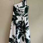 NWT asos leaf white green petite dress Size 2P Photo 1