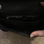 Karl Lagerfeld  Black Velvet Rose Pattern Shoulder Bag Photo 10