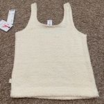 Calvin Klein CK One Plush Sleep Bra Top NWT - Ivory Photo 6