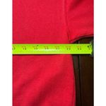 Disney Mickey & Friends Cropped Crew Neck Red Sweatshirt Mickey Face Appliqué L Photo 3