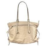 FRANCES BIASIA tan/natural leather shoulder bag Photo 0