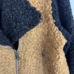 Nine West NWT Womens Teddy Jacket Size XXL Color Block Full Zip Comfort Cozy Photo 1