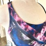 Onzie pink purple galaxy sports bra Photo 5