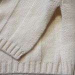 J.Crew NWT Collection Cashmere Lace-up Beach Sweater in Heather Muslin M Photo 4