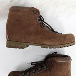 Vintage Dunham Tyroleans Brown Suede Vibram Hiking Boots Men's size 7 Women 8.5 Photo 2
