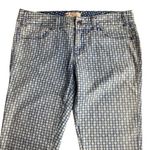Free People  Womens‎ 27 Diamond Print Skinny Jeans Blue Denim Stretch Photo 2