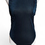 Forever 21  Teal Velvet Bodysuit Women’s Large | Party Night Out Style Photo 0