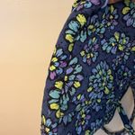 Vera Bradley  Tote Indigo Pop Toggle‎ Closure Blue Flower Book Shoulder Beach Bag Photo 6