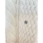 Crown & Ivy  Cotton Blend Cable Knit Sweater Sz M Photo 3