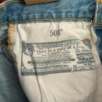 Levi's NWT Levi’s 501 High Rise Womens Denim Shorts raw hem button fly Photo 11