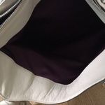 New B Makowsky Gold Silver Detail Tan Leather Handbag/Purse Duster Bag 13”x17” Photo 8