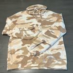 Derek Heart Women's Camo Pullover Hoodie Beige Brown - Size Small Photo 0