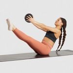 Gymshark NWOT Studio Leggings in Orange Photo 7