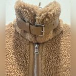 ZARA  Faux Fur Teddy Sherling Jacket in Camel Small Photo 6