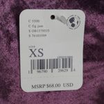 Free People  All Night Velvet Tunic Tank Fig Jam (Purple) XS New Photo 8