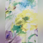 Dolce Vita Anthropologie Floral Long Sleeve Spring Knit Blouse SZ Large D0121 Purple Photo 10