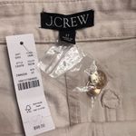 J.Crew  Textured Denim Patch Pockets‎ Gold Buttons Mini Skirt in Ecru Size 27 Photo 15