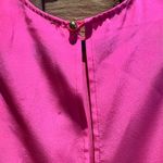 Amanda Uprichard  Pink Sleeveless Ruffle Hem Top Sz S Photo 3