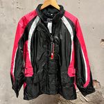Fulmer Pink & Black Riding Motorcycle Biker Jacket Rain Suit Reflective NWT L Size L Photo 0