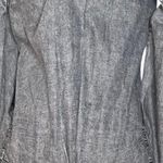 Rock & Republic Women's Small Long Sleeve Collard Neck Denim Preppy Shirt cotton Photo 2